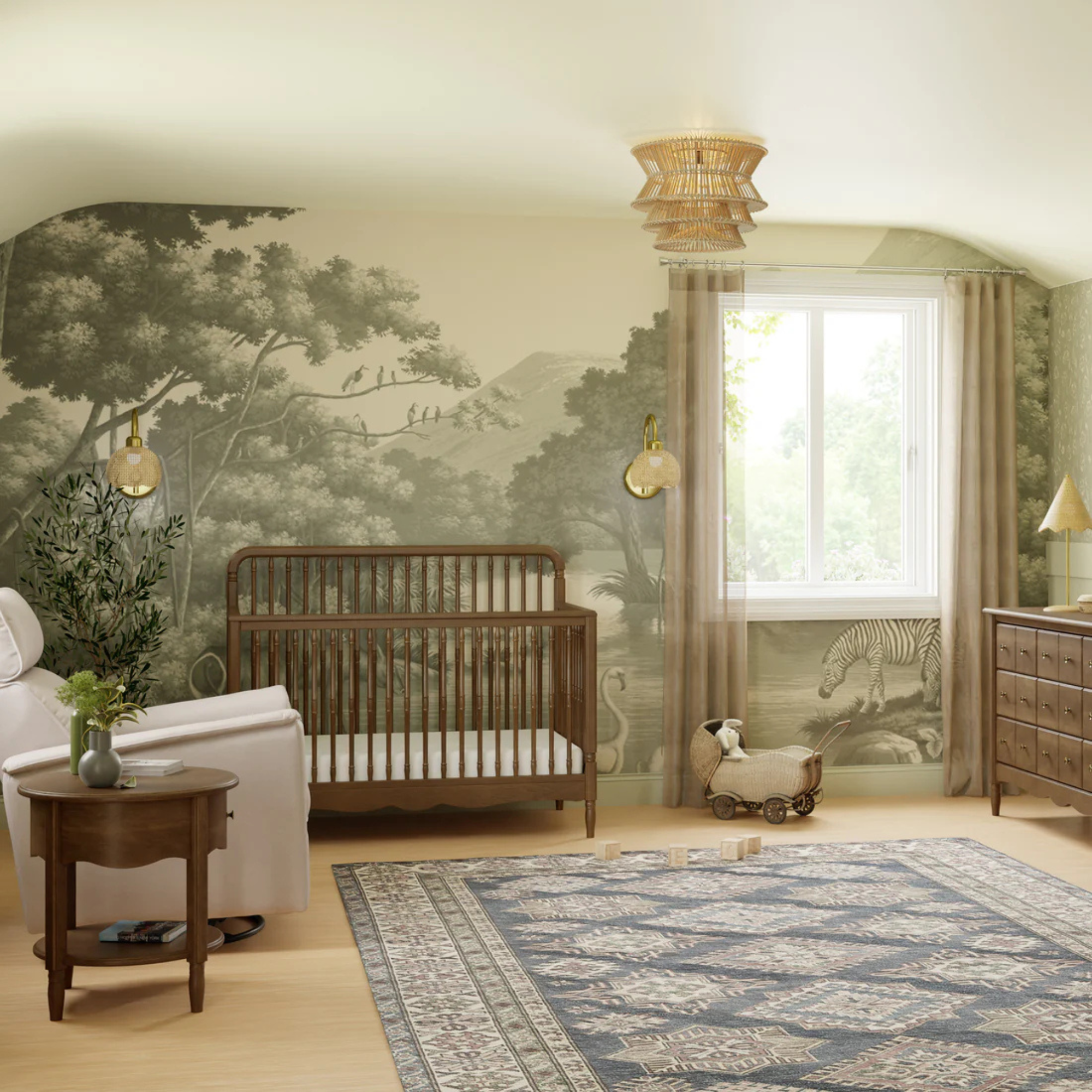NAMESAKE Liberty 4-in-1 Convertible Spindle Crib