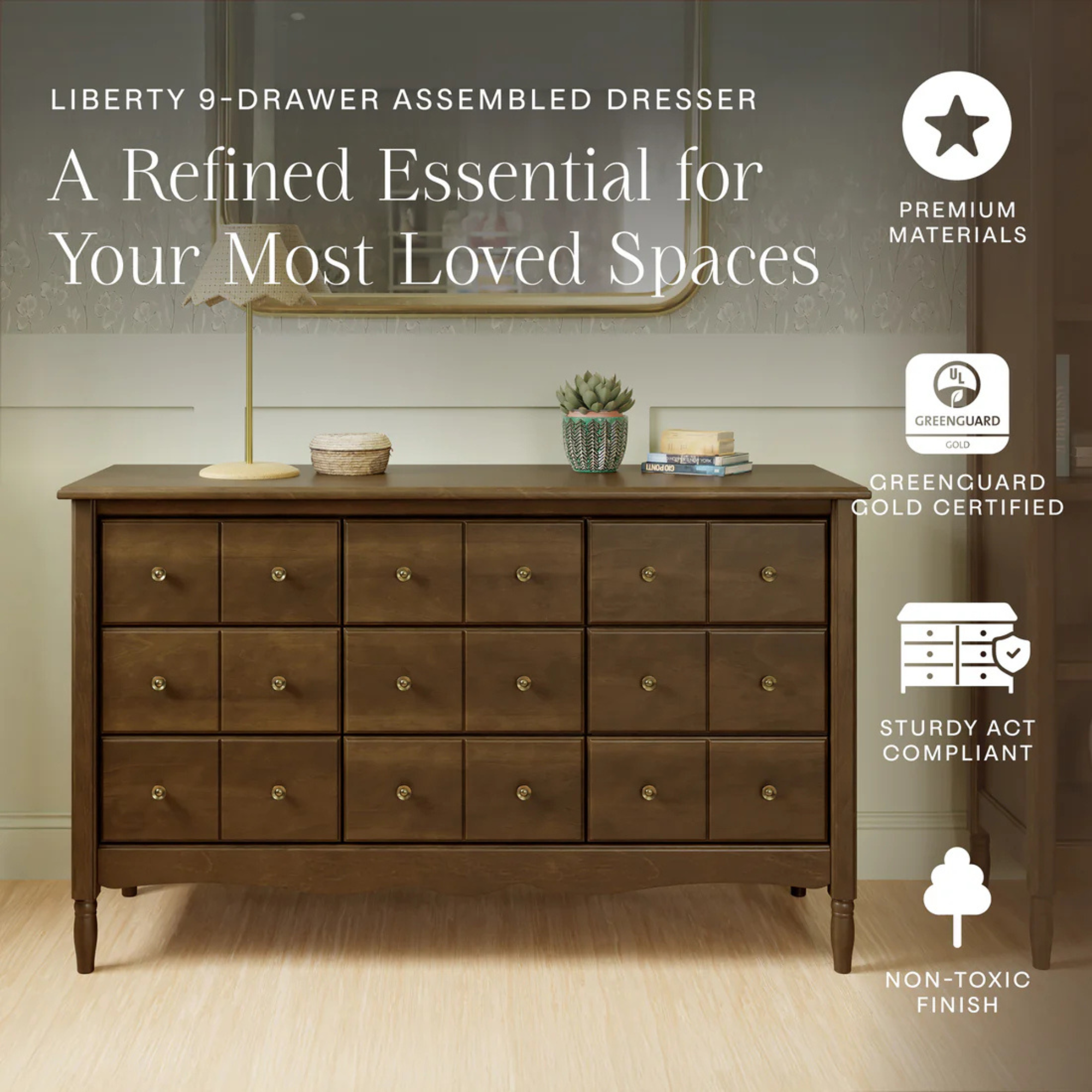 NAMESAKE Liberty 9-Drawer Assembled Dresser