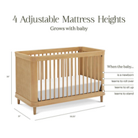 Thumbnail for NAMESAKE Marin with Cane 3-in-1 Convertible Crib