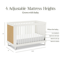 Thumbnail for NAMESAKE Marin with Cane 3-in-1 Convertible Crib