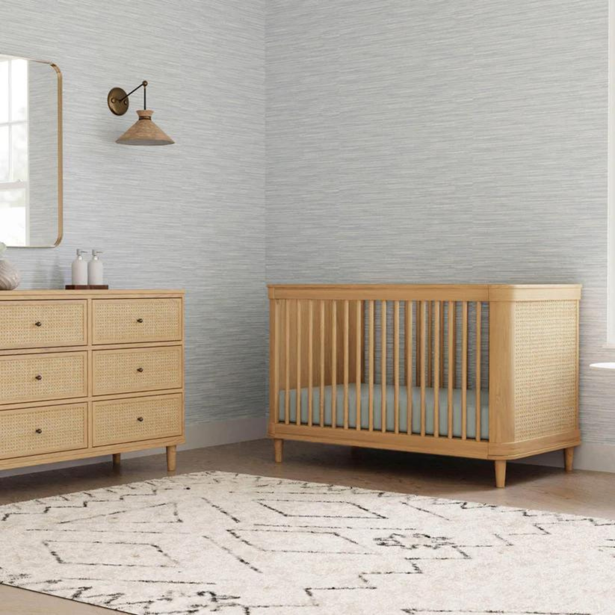 NAMESAKE Marin with Cane 6 Drawer Assembled Dresser