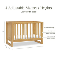 Thumbnail for NAMESAKE Nantucket 3-in-1 Convertible Crib with Toddler Bed Conversion Kit