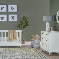 Thumbnail for NAMESAKE Tanner 3-in-1 Convertible Crib - Warm White