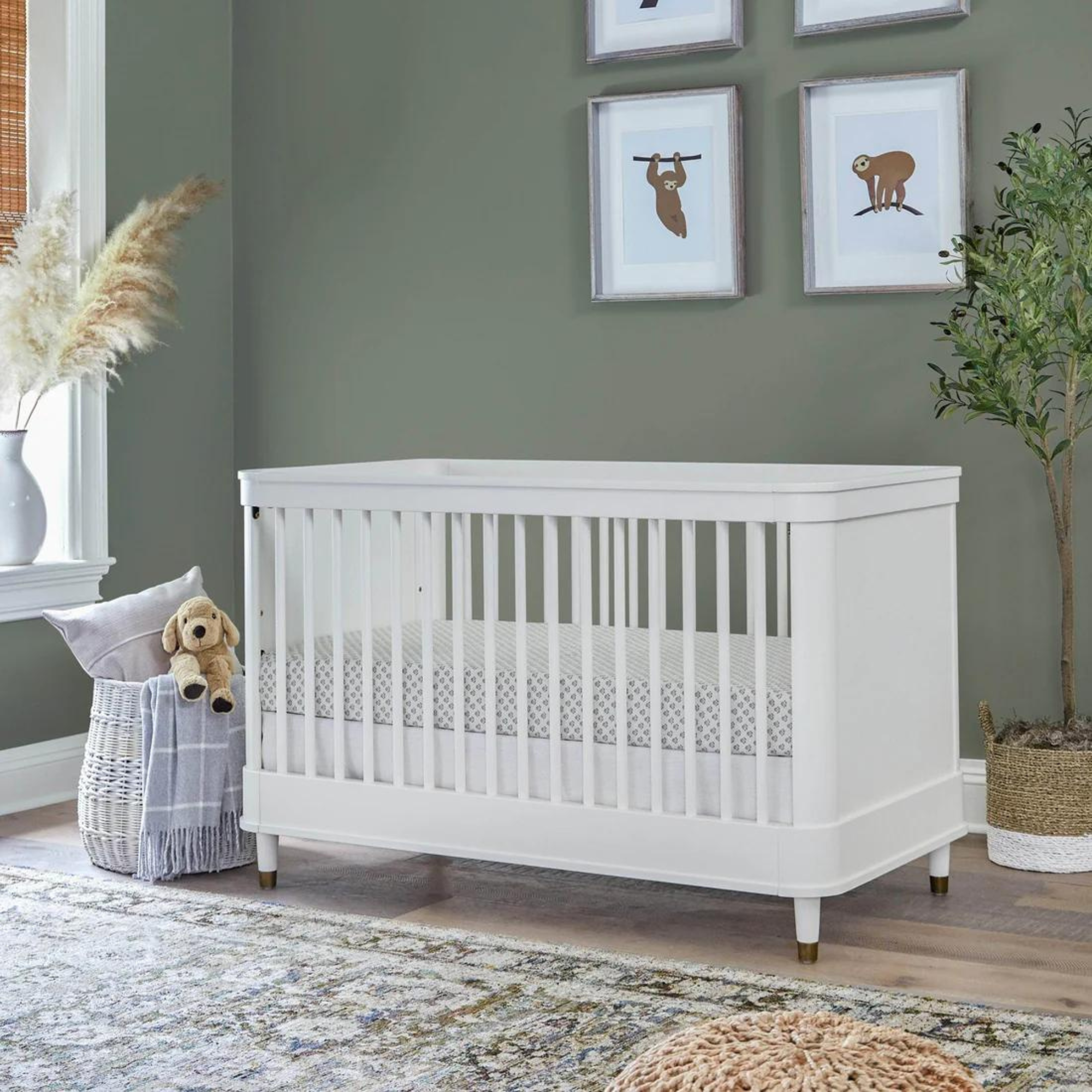 NAMESAKE Tanner 3-in-1 Convertible Crib - Warm White