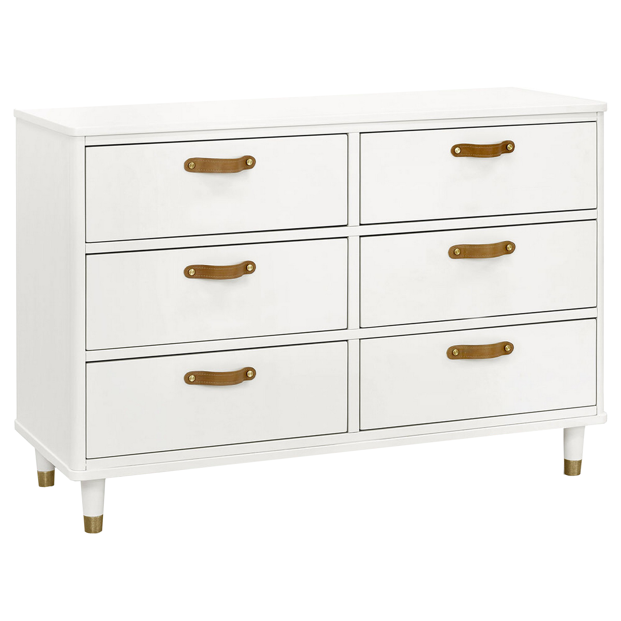 NAMESAKE Tanner 6-Drawer Dresser - Warm White