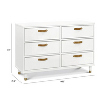 Thumbnail for NAMESAKE Tanner 6-Drawer Dresser - Warm White