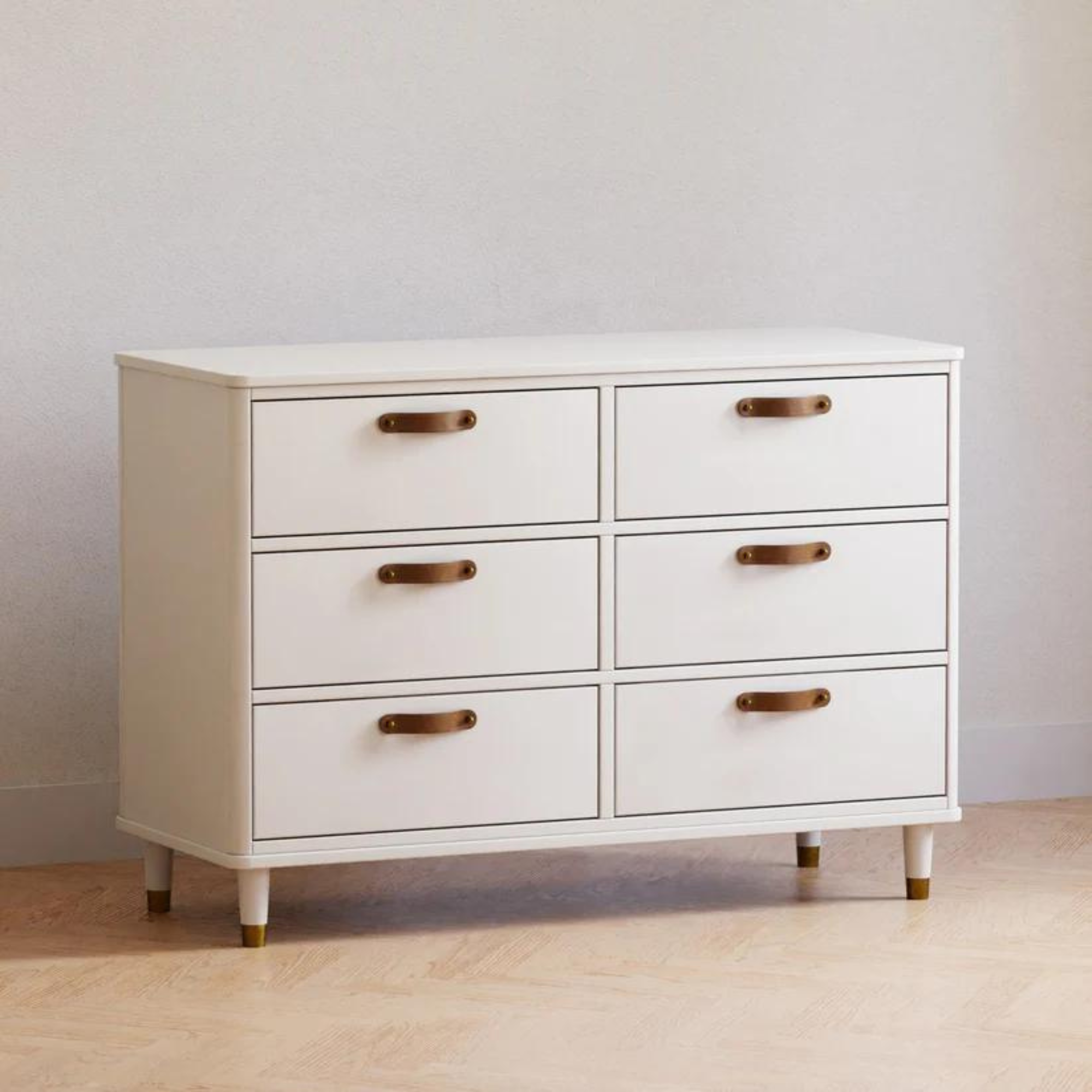 NAMESAKE Tanner 6-Drawer Dresser - Warm White