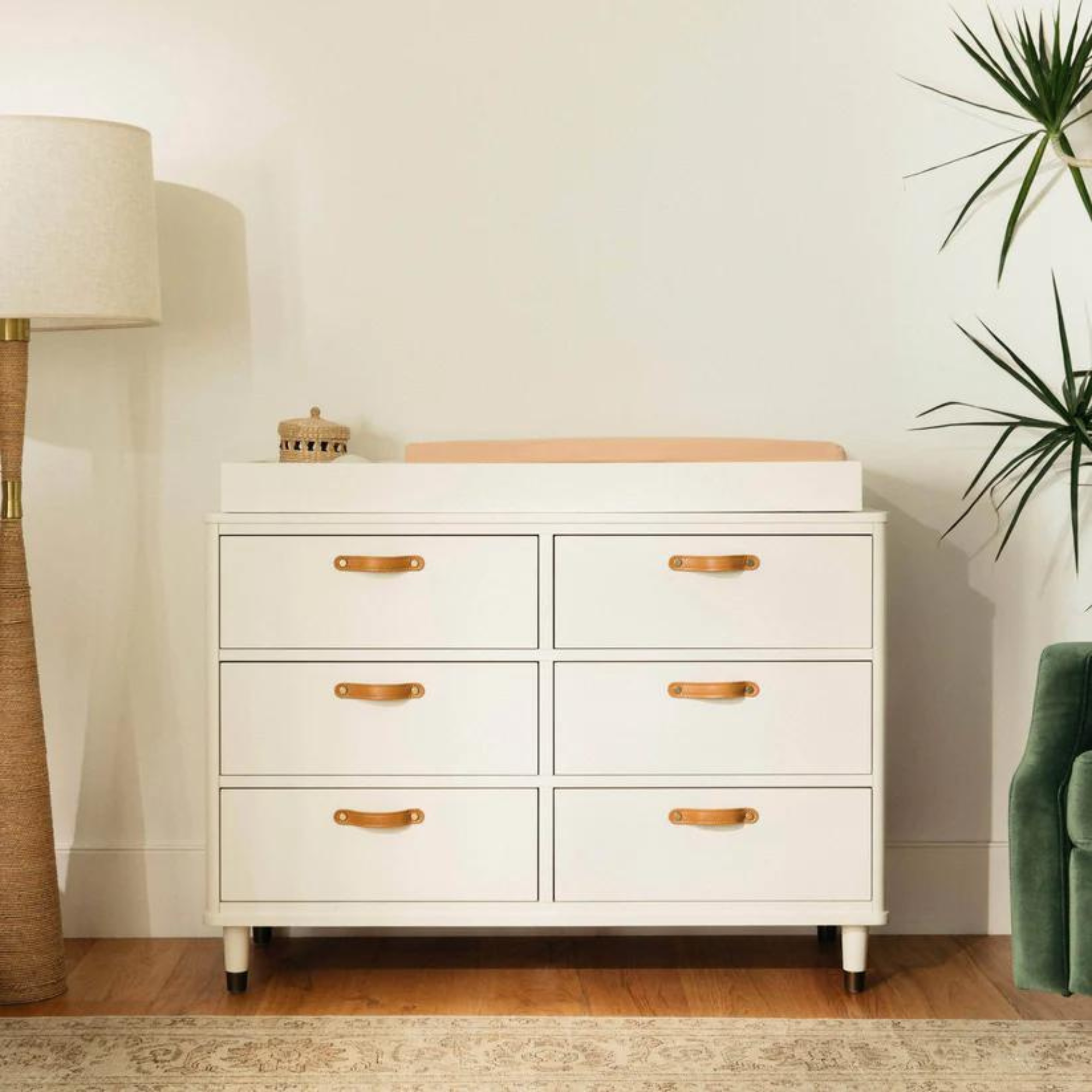 NAMESAKE Tanner 6-Drawer Dresser - Warm White