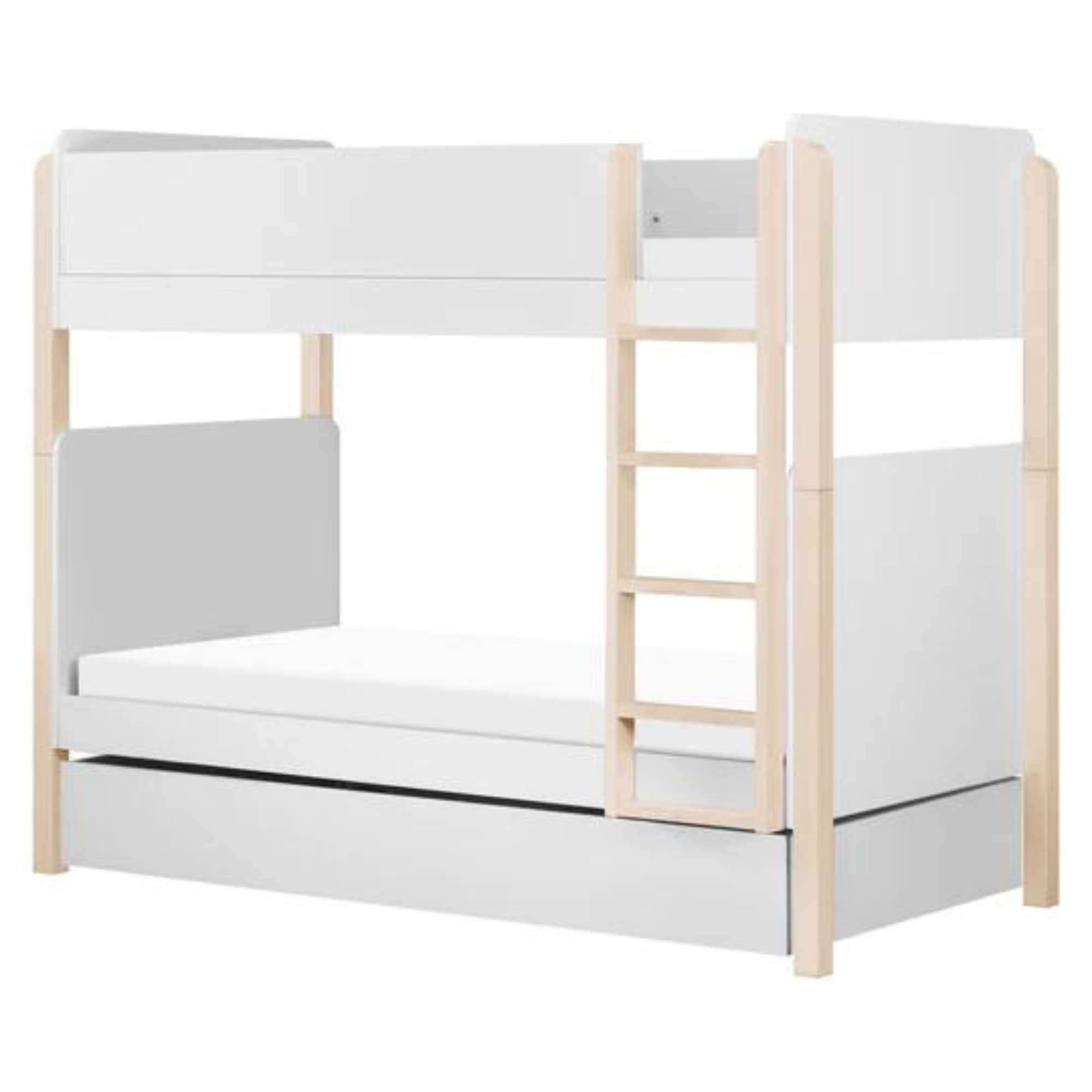 Lit gigogne double universel avec rangement homonyme