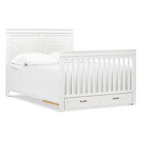 Thumbnail for NAMESAKE Wesley Farmhouse 4-in-1 Convertible Crib - Heirloom White