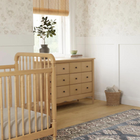 Thumbnail for NAMESAKE Liberty 3-in-1 Convertible Spindle Crib with Toddler Bed Conversion Kit