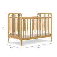 Thumbnail for NAMESAKE Liberty 3-in-1 Convertible Spindle Crib with Toddler Bed Conversion Kit