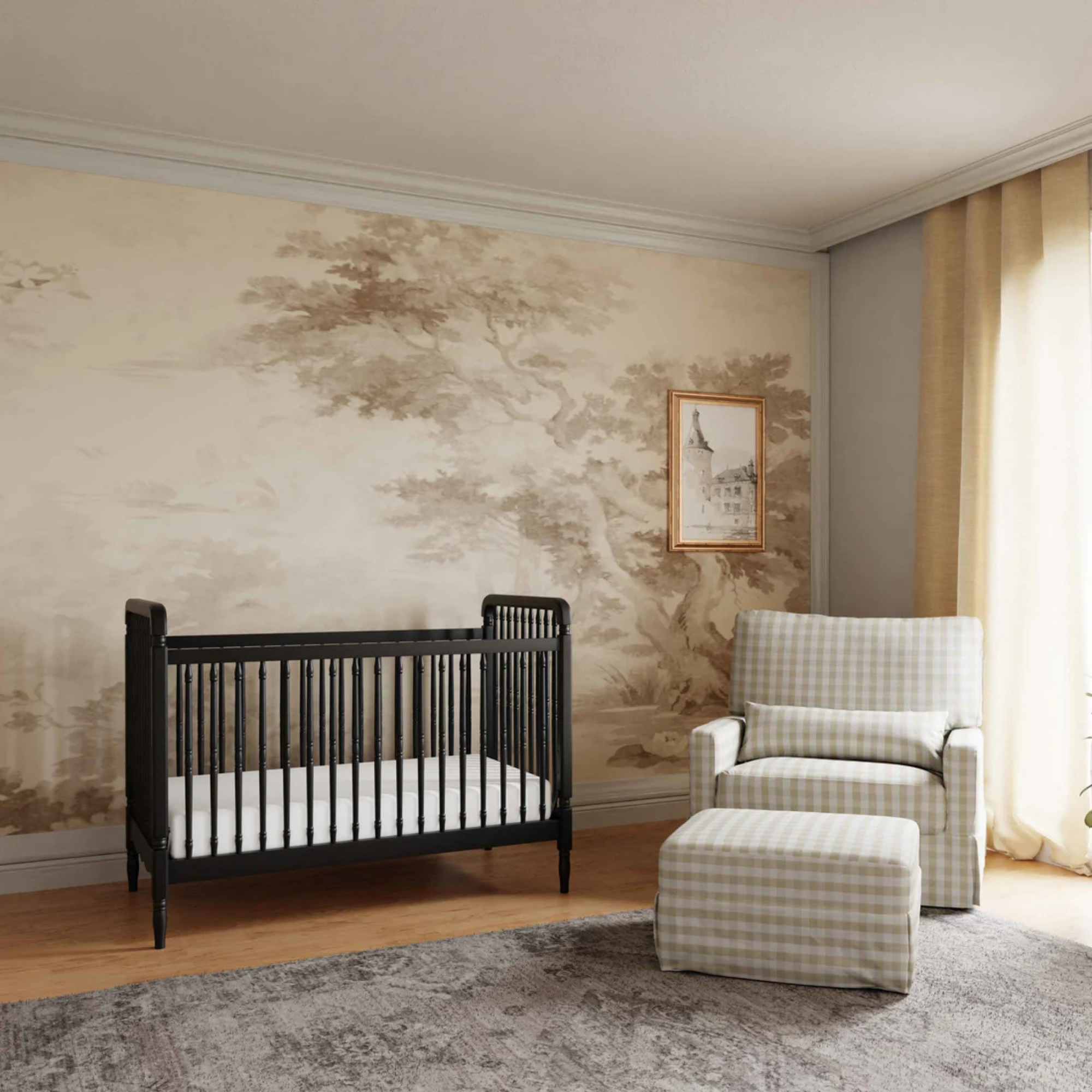 Lit bébé convertible 3 en 1 Liberty Namesake avec kit de conversion pour lit d'enfant