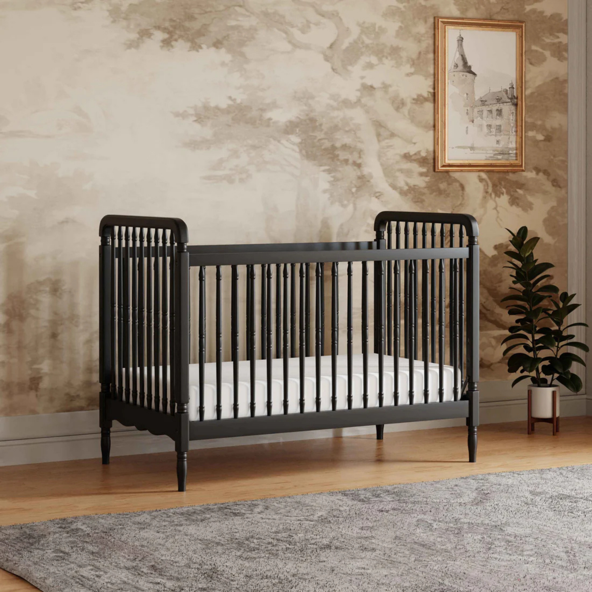 Lit bébé convertible 3 en 1 Liberty Namesake avec kit de conversion pour lit d'enfant