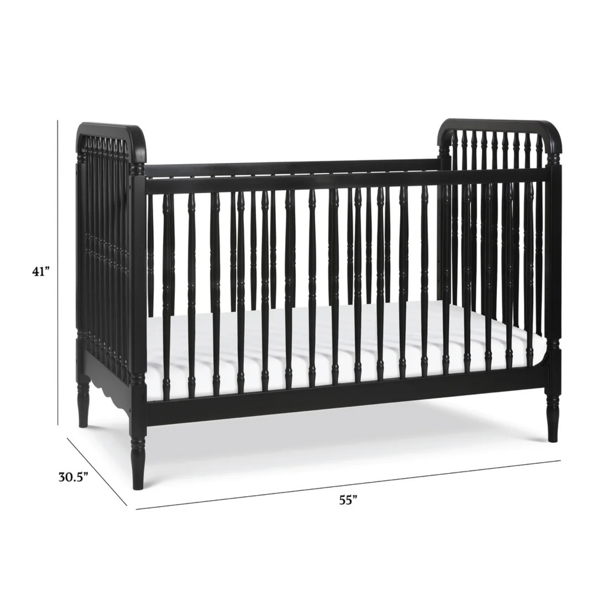 Lit bébé convertible 3 en 1 Liberty Namesake avec kit de conversion pour lit d'enfant