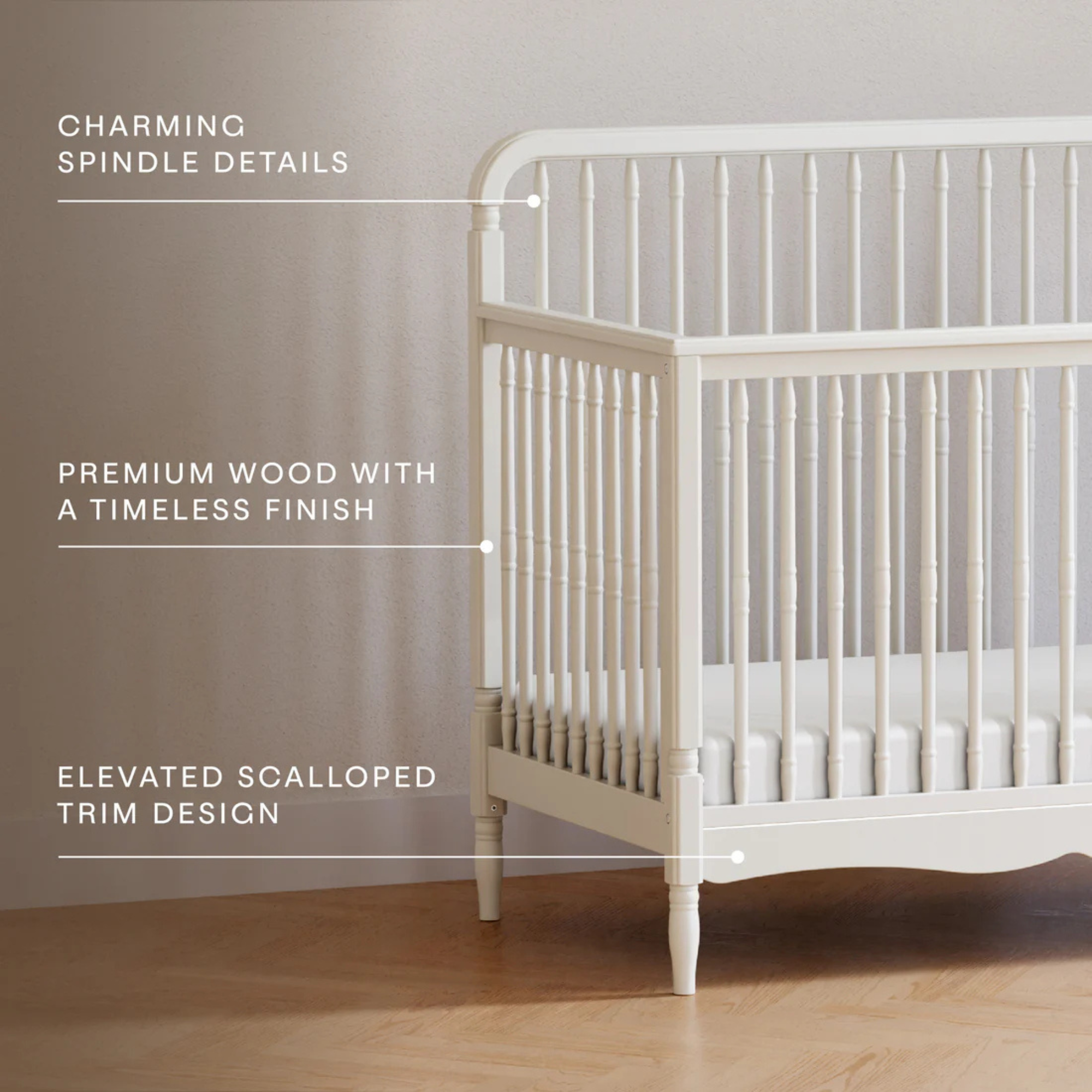 NAMESAKE Liberty 4-in-1 Convertible Spindle Crib