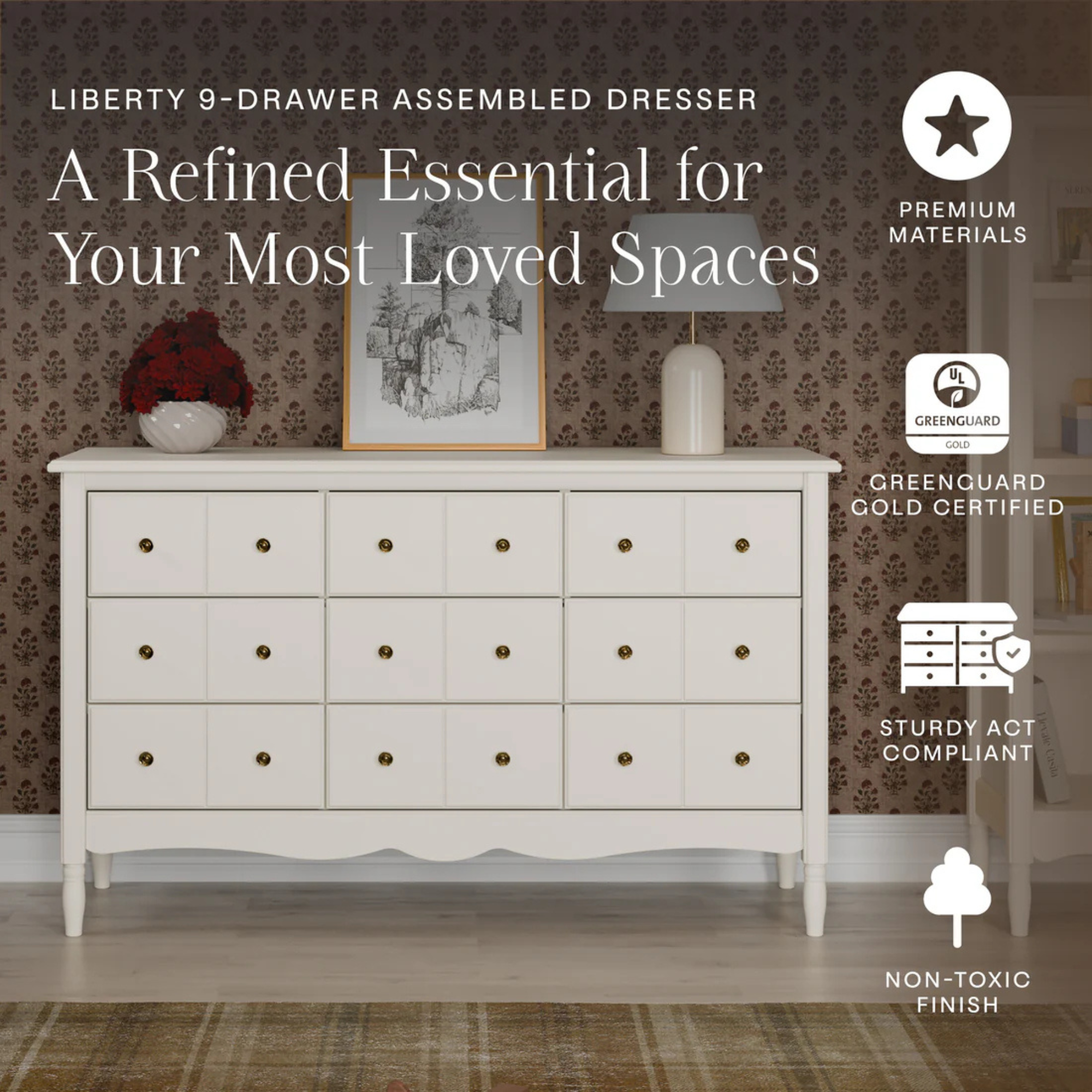 NAMESAKE Liberty 9-Drawer Assembled Dresser