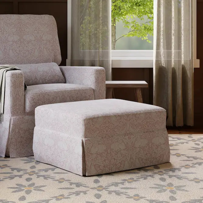 NAMESAKE Morris & Co. Crawford Gliding Ottoman