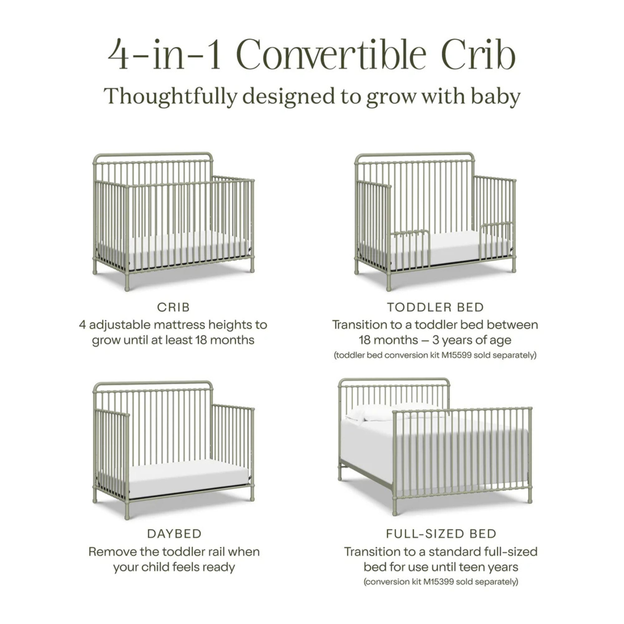 NAMESAKE Winston 4-in-1 Convertible Crib