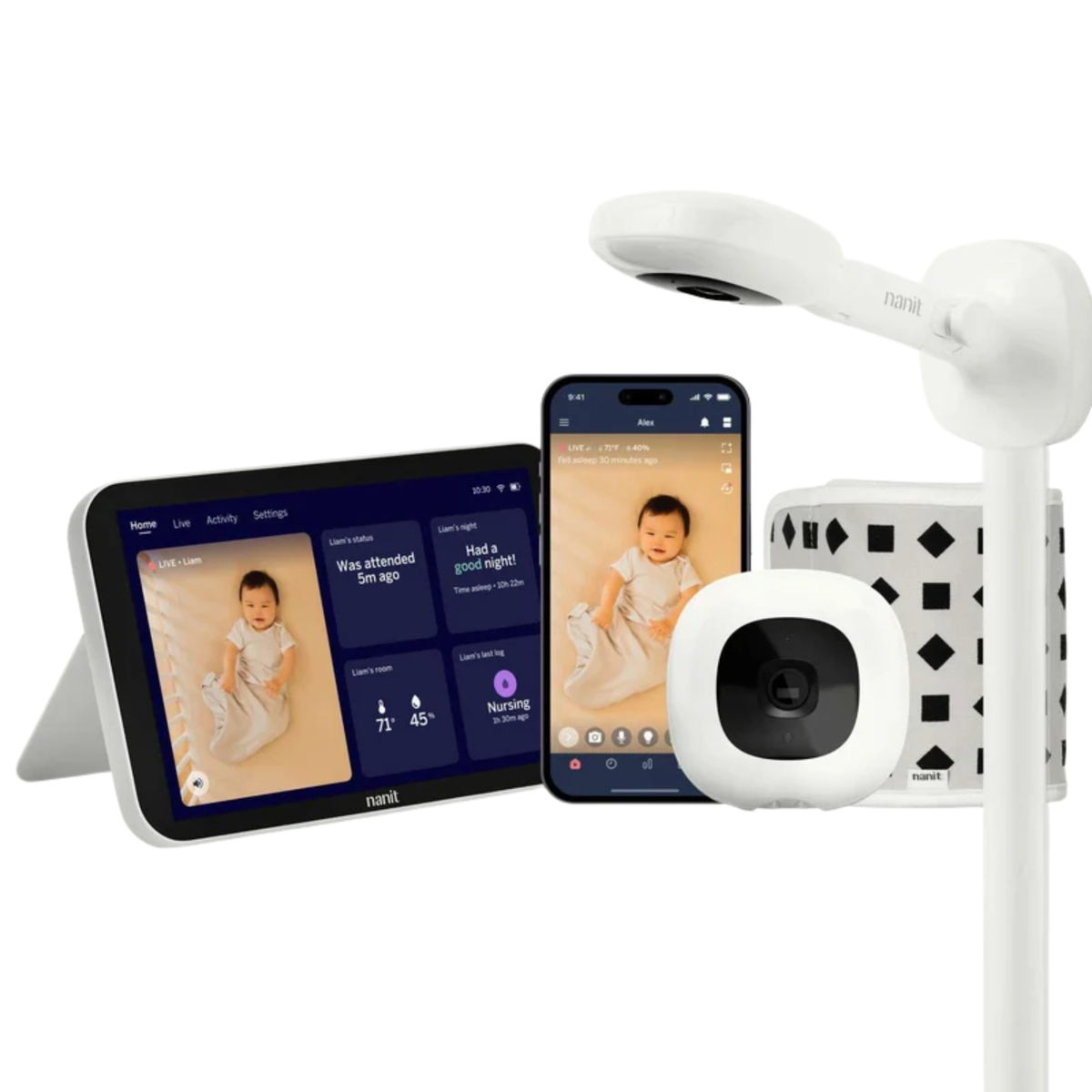 NANIT Smart Baby Monitor System - Wall Mount