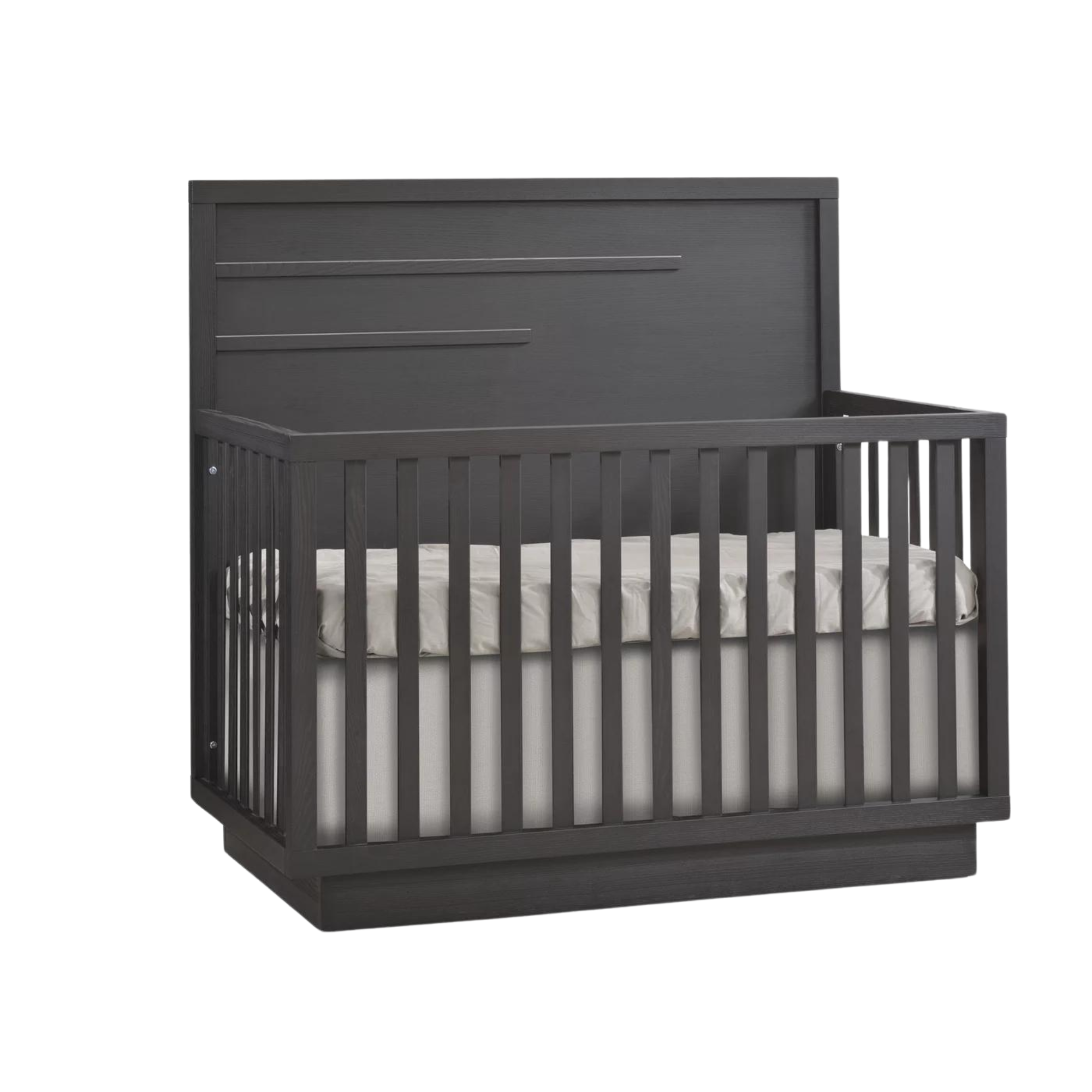 NATART Lit de bébé convertible Como avec moulure horizontale