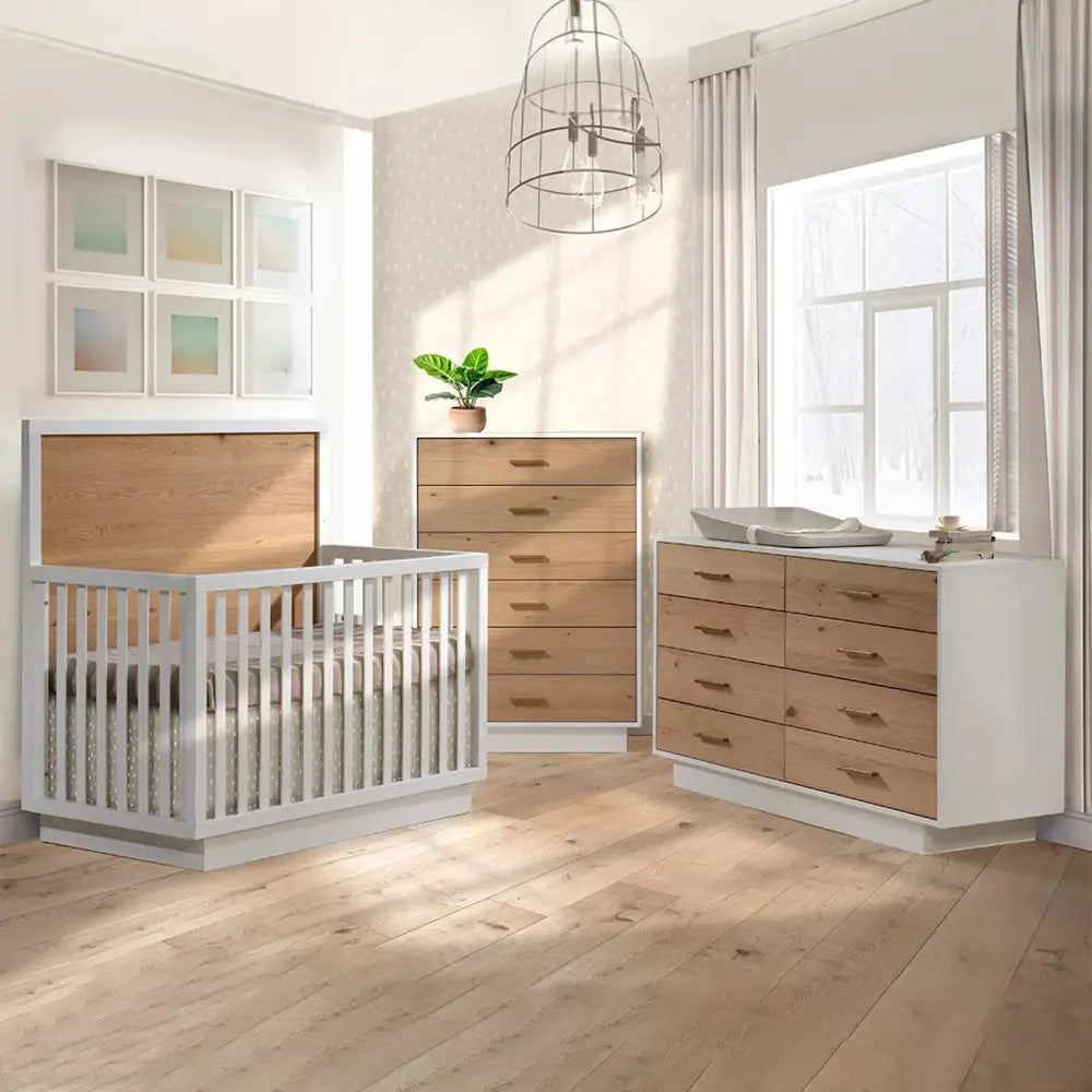 NATART Como Double Dresser 52 8 Drawers Rustic OAK