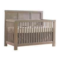 Thumbnail for NATART Rustico 5-In-1 Convertible Crib (Wood Panel)