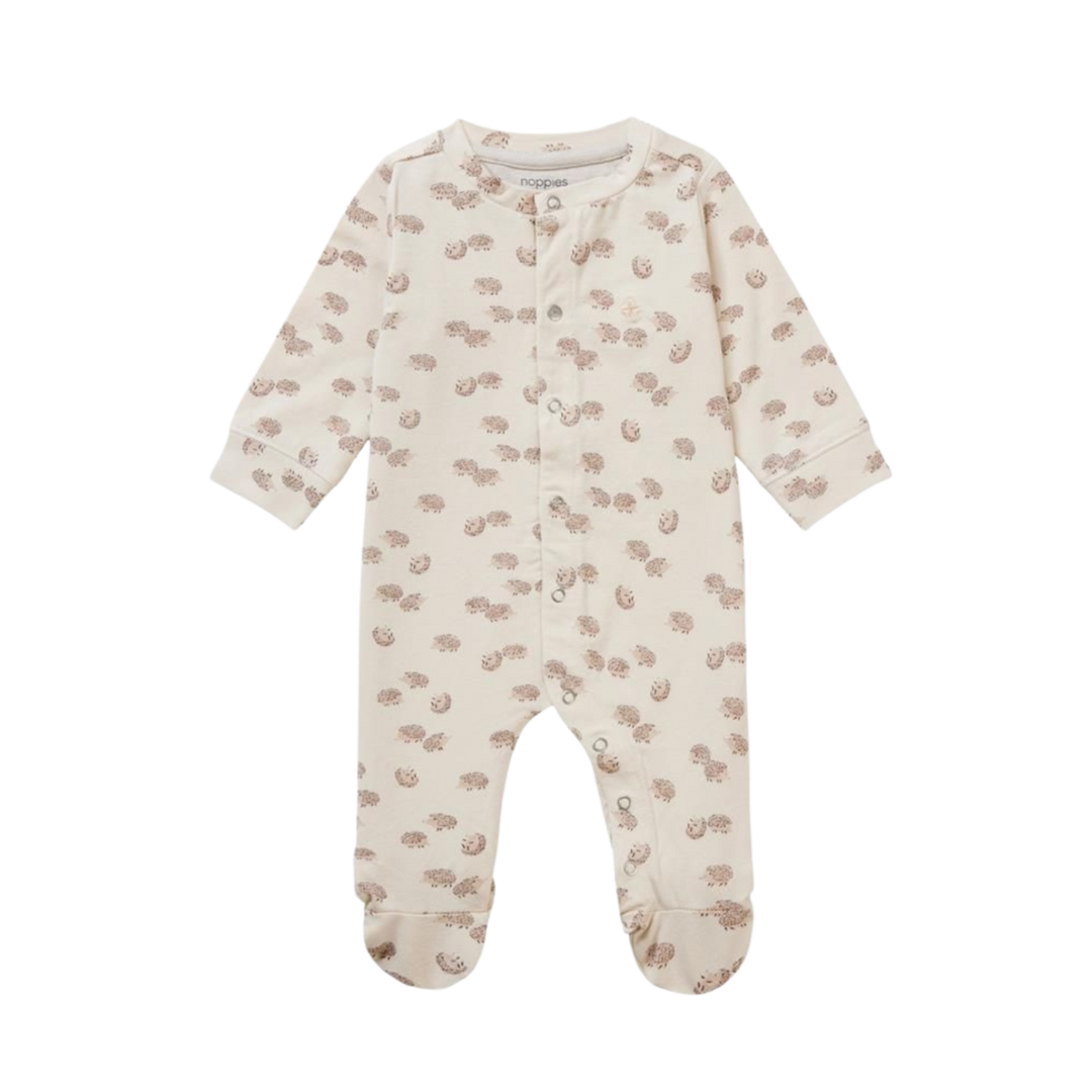 NOPPIES Playsuit Bement Long Sleeve - Natural