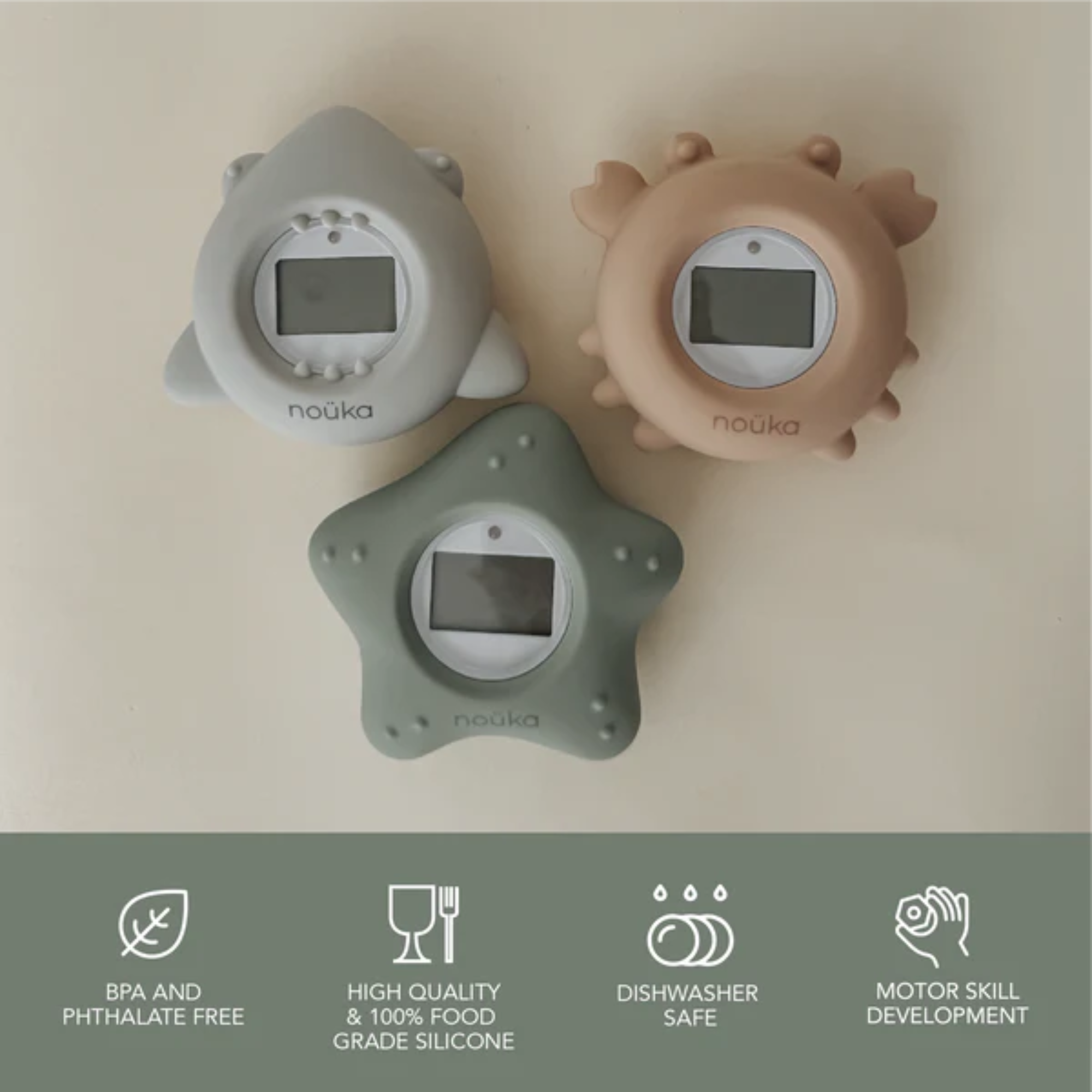 NOÜKA Bathtub Safety Thermometer