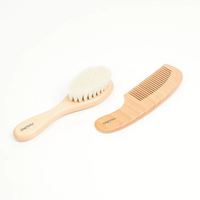 Thumbnail for NOÜKA Wooden Brush and Comb Set