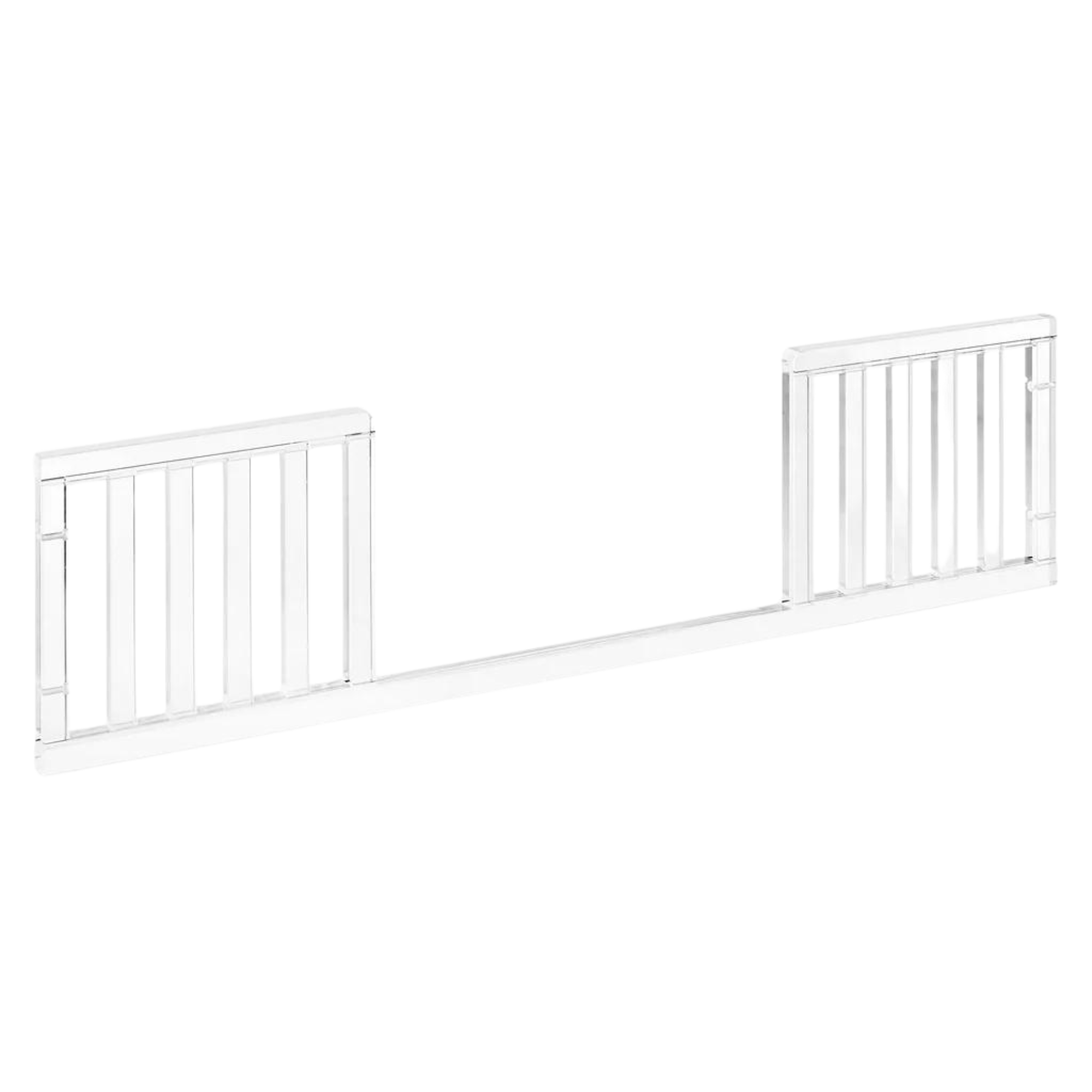 NURSERY WORKS Altair Toddler Bed Conversion Kit - Clear Acrylic