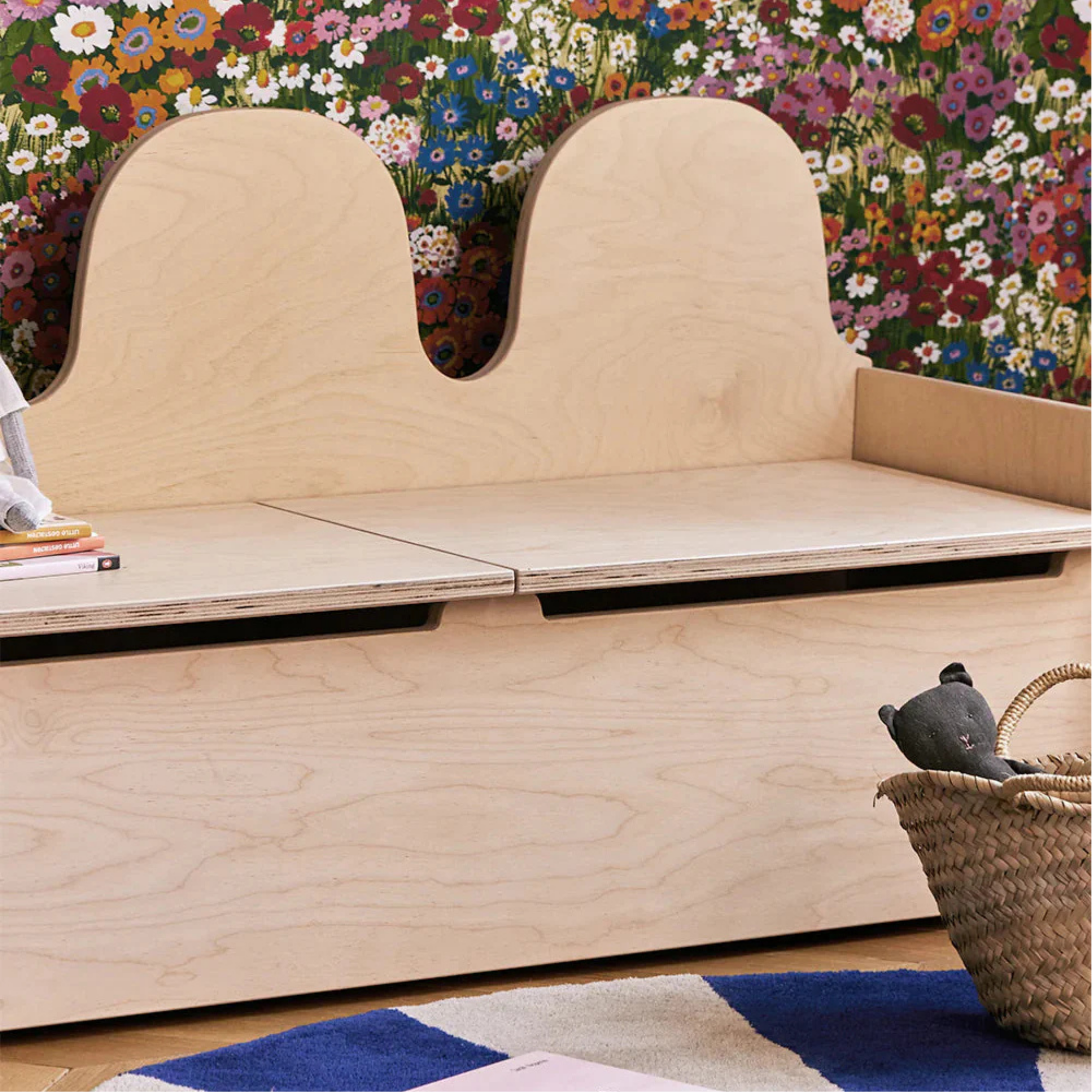 OEUF Camel Storage Bench - Birch