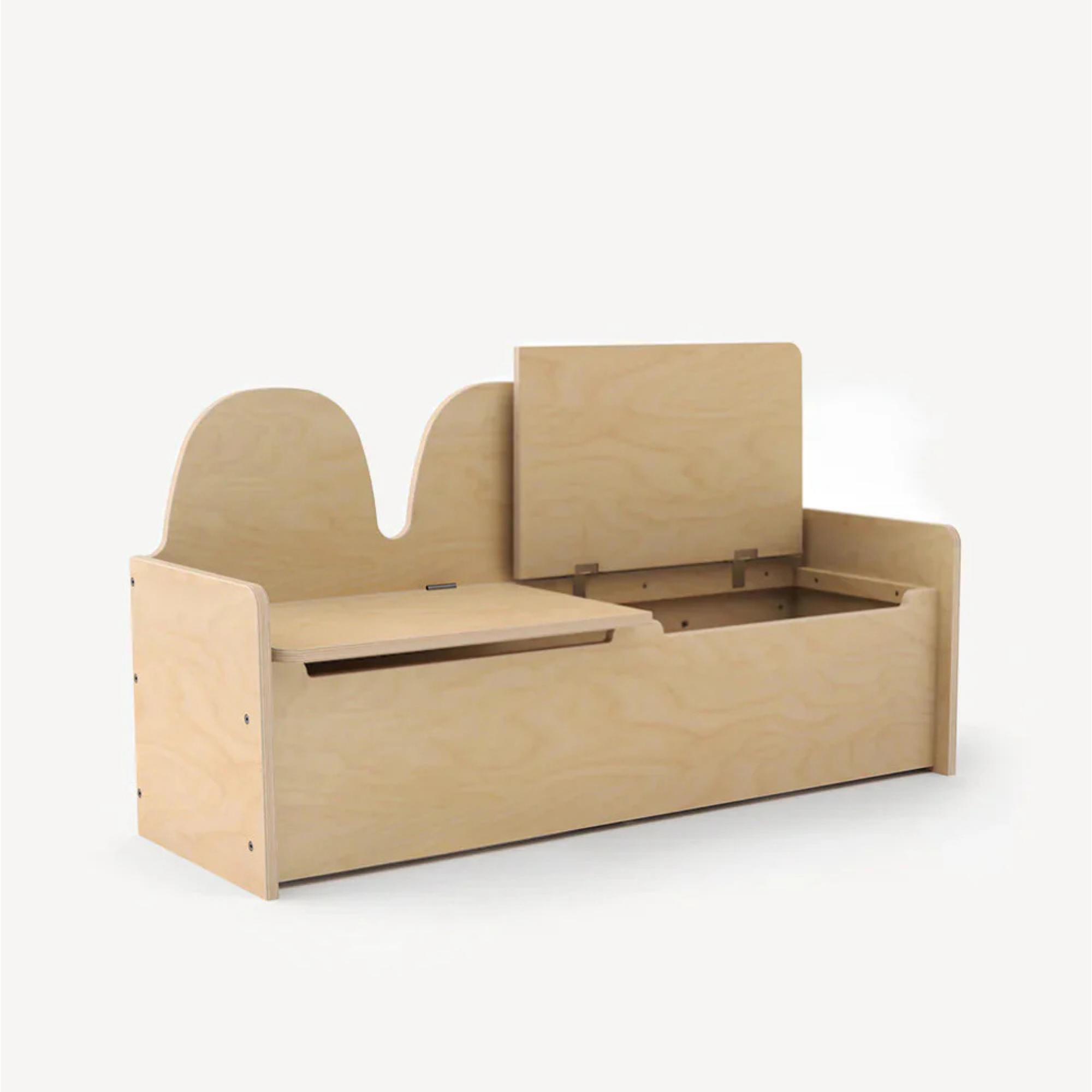 OEUF Camel Storage Bench - Birch