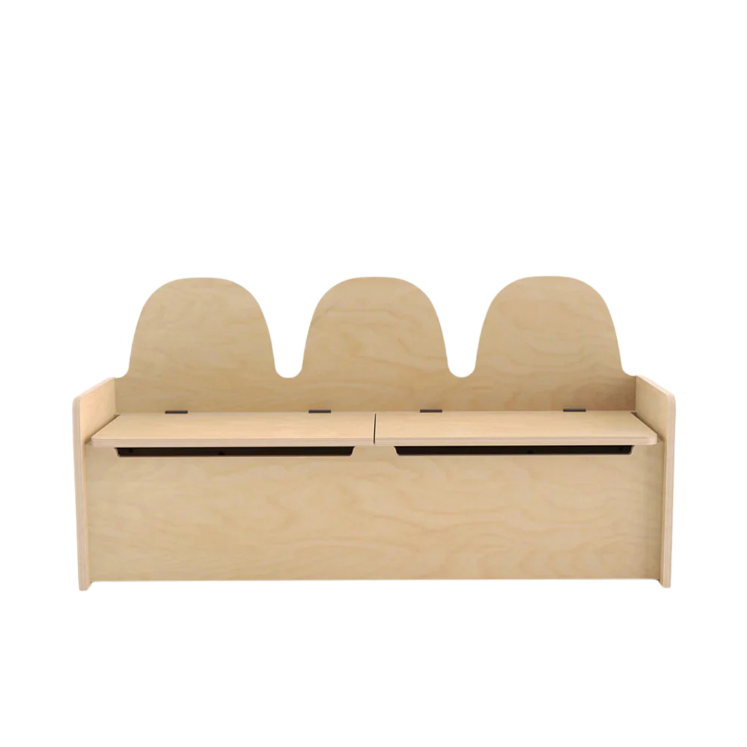 OEUF Camel Storage Bench - Birch