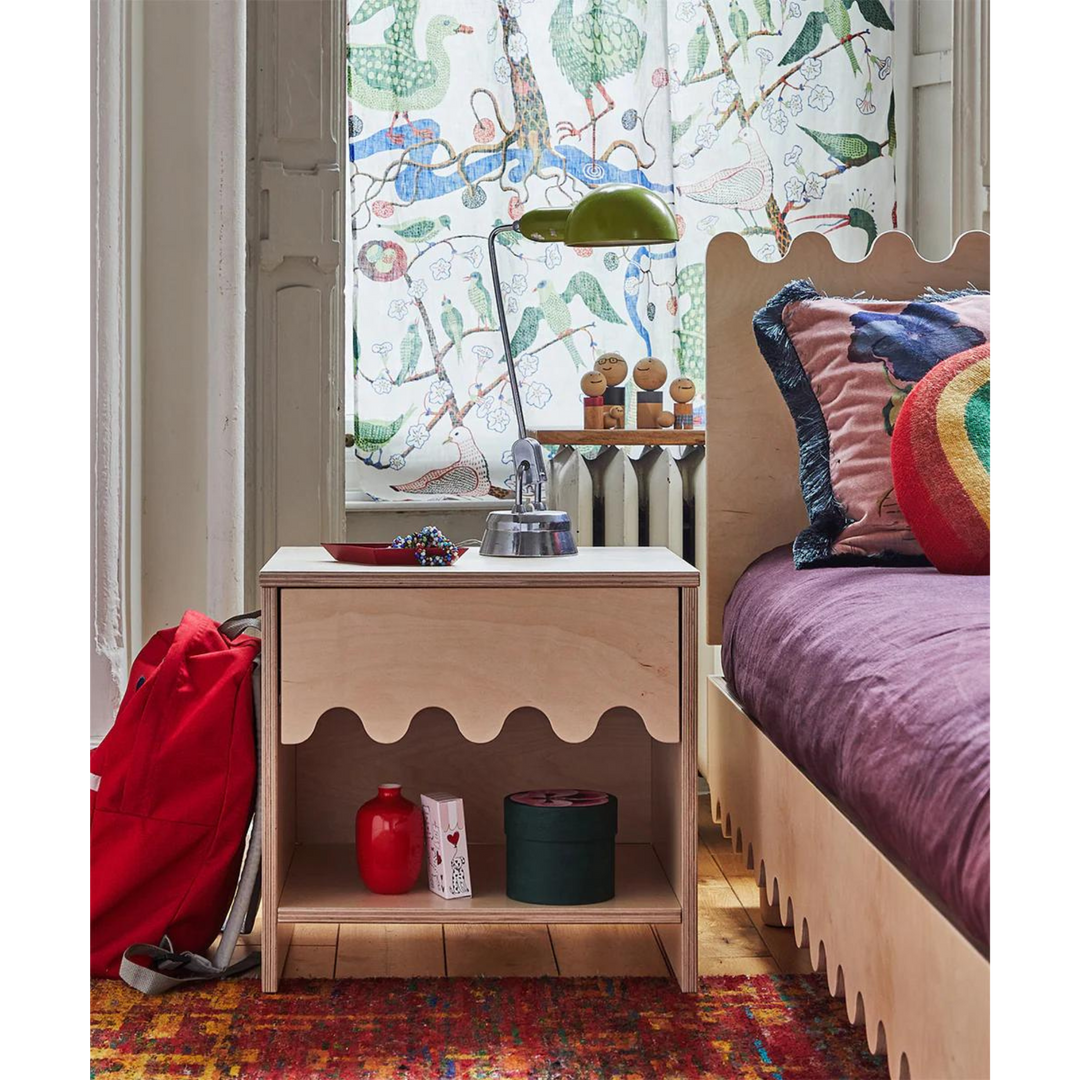 OEUF Table de nuit Moss - Bouleau