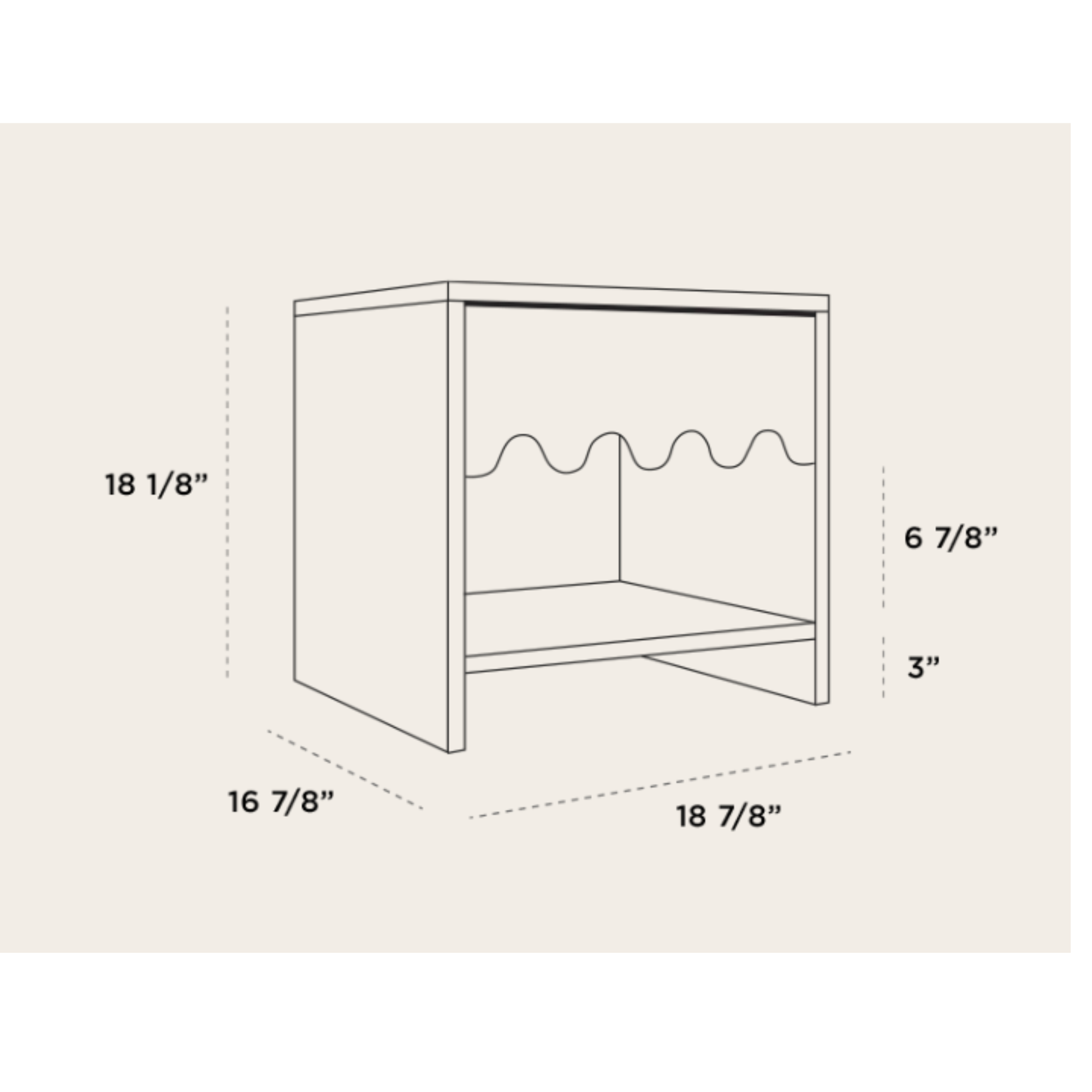 OEUF Moss Night Stand - Birch