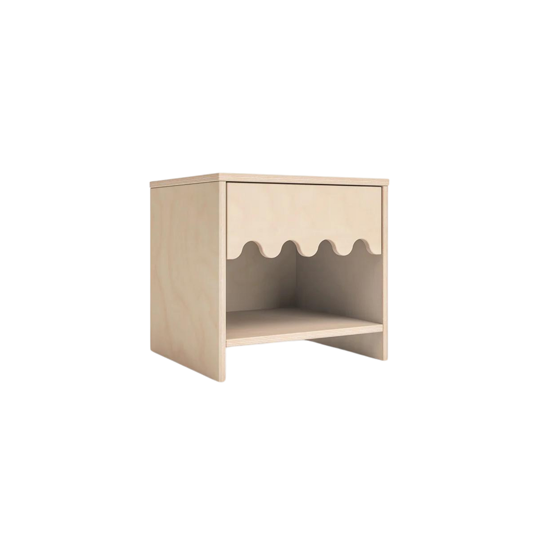 OEUF Table de nuit Moss - Bouleau