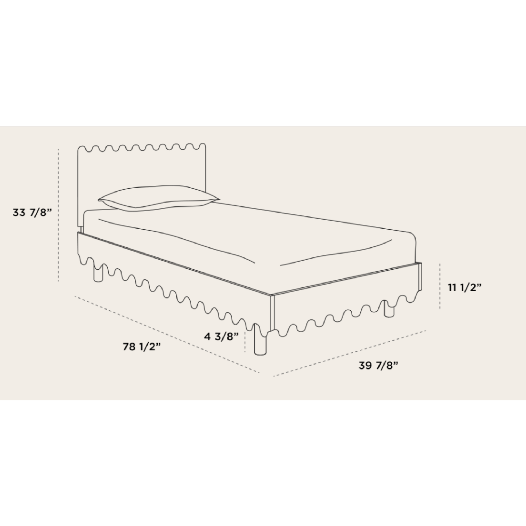 OEUF Moss Twin Bed - Birch