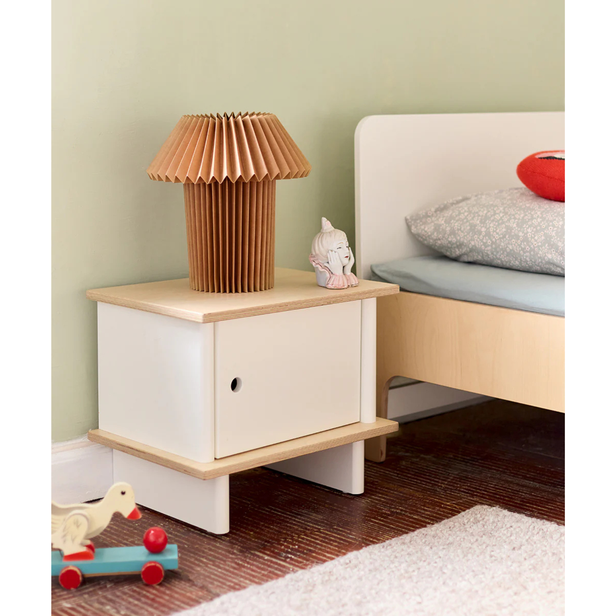 OEUF ML Night Stand - White/Birch