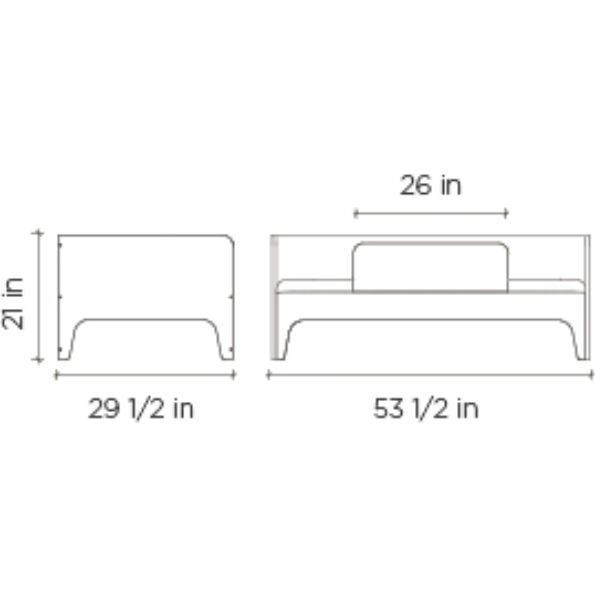 OEUF Perch Toddler Bed - White/Birch