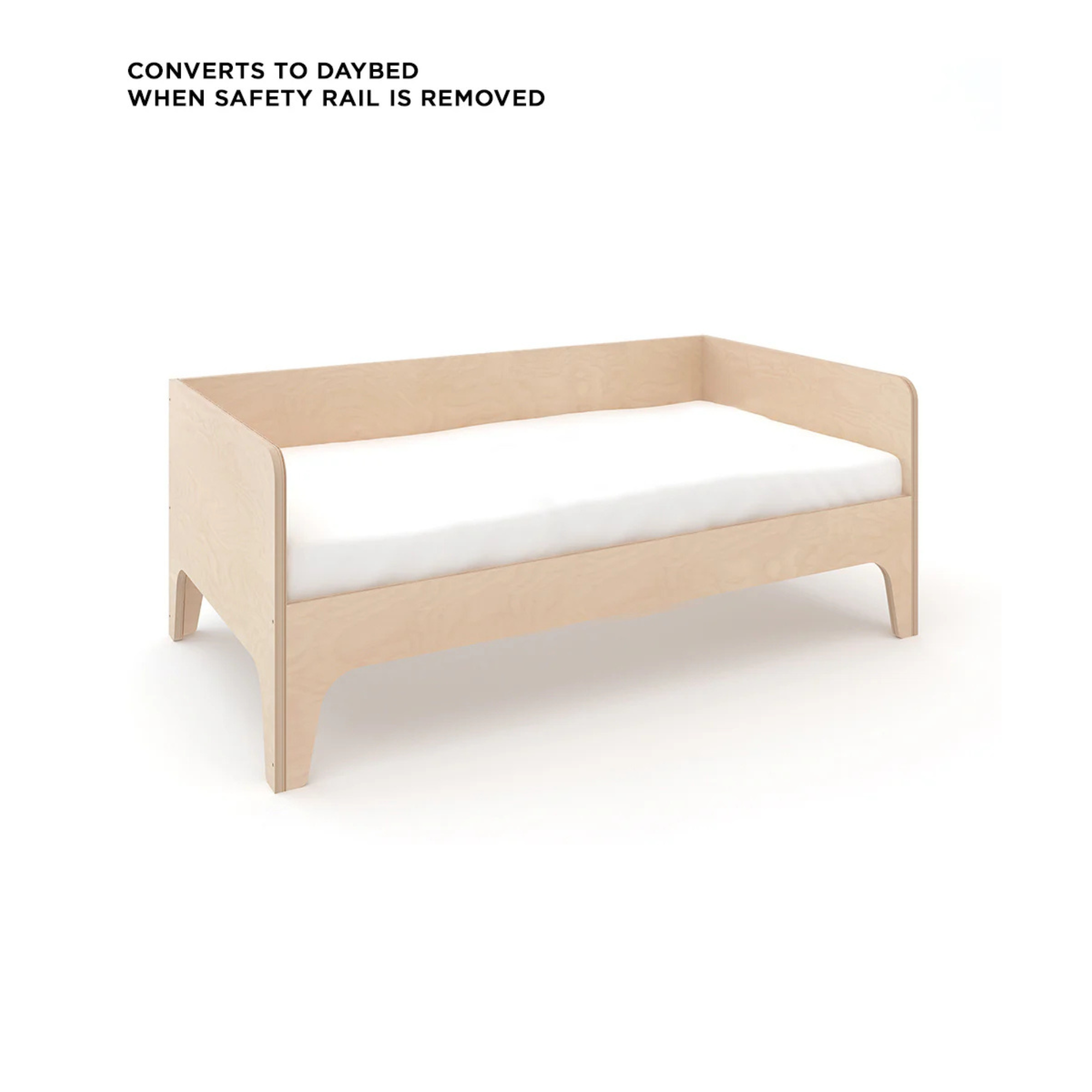 OEUF Perch Toddler Bed - White/Birch