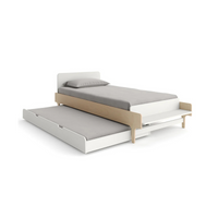 Thumbnail for OEUF River Trundle Bed - White