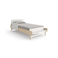 Thumbnail for OEUF River Twin Bed - White/Birch