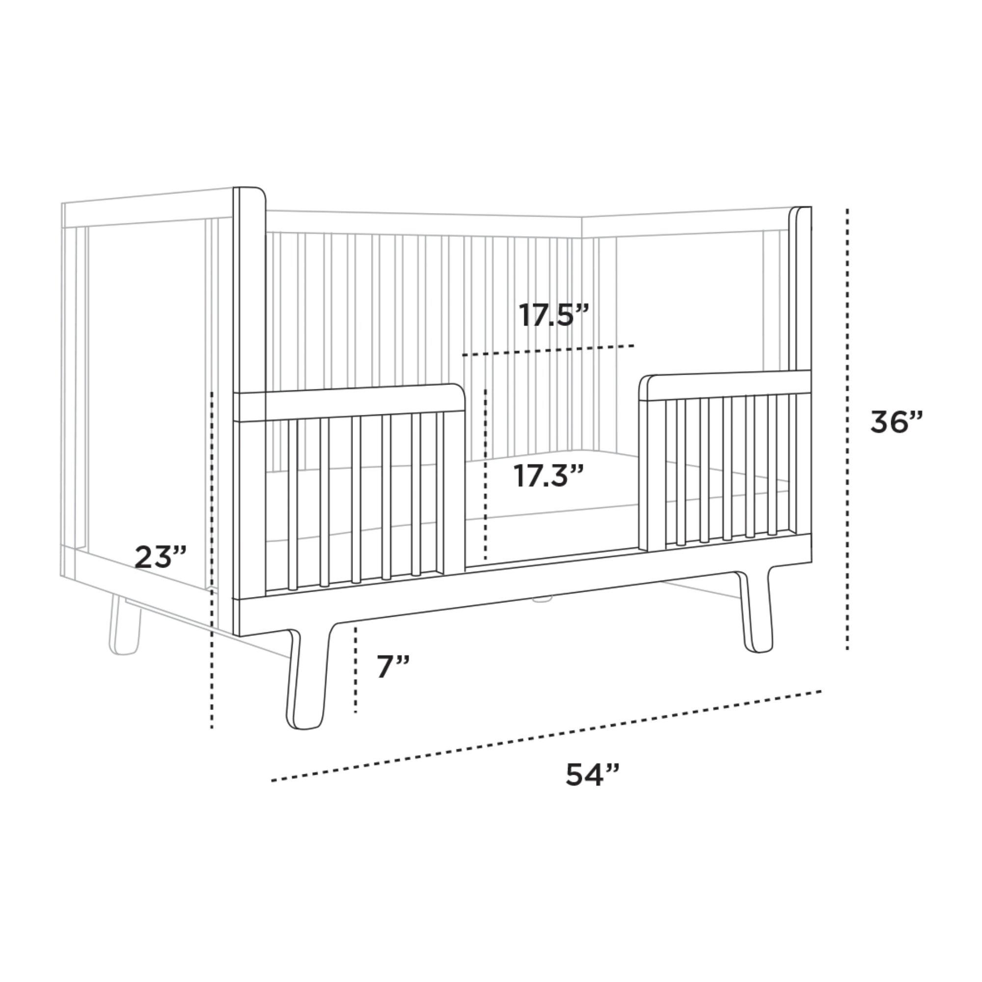 Kit de conversion pour lit d'enfant OEUF Sparrow