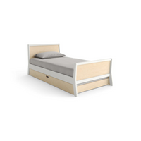 Thumbnail for OEUF Sparrow Twin Bed - White/Birch