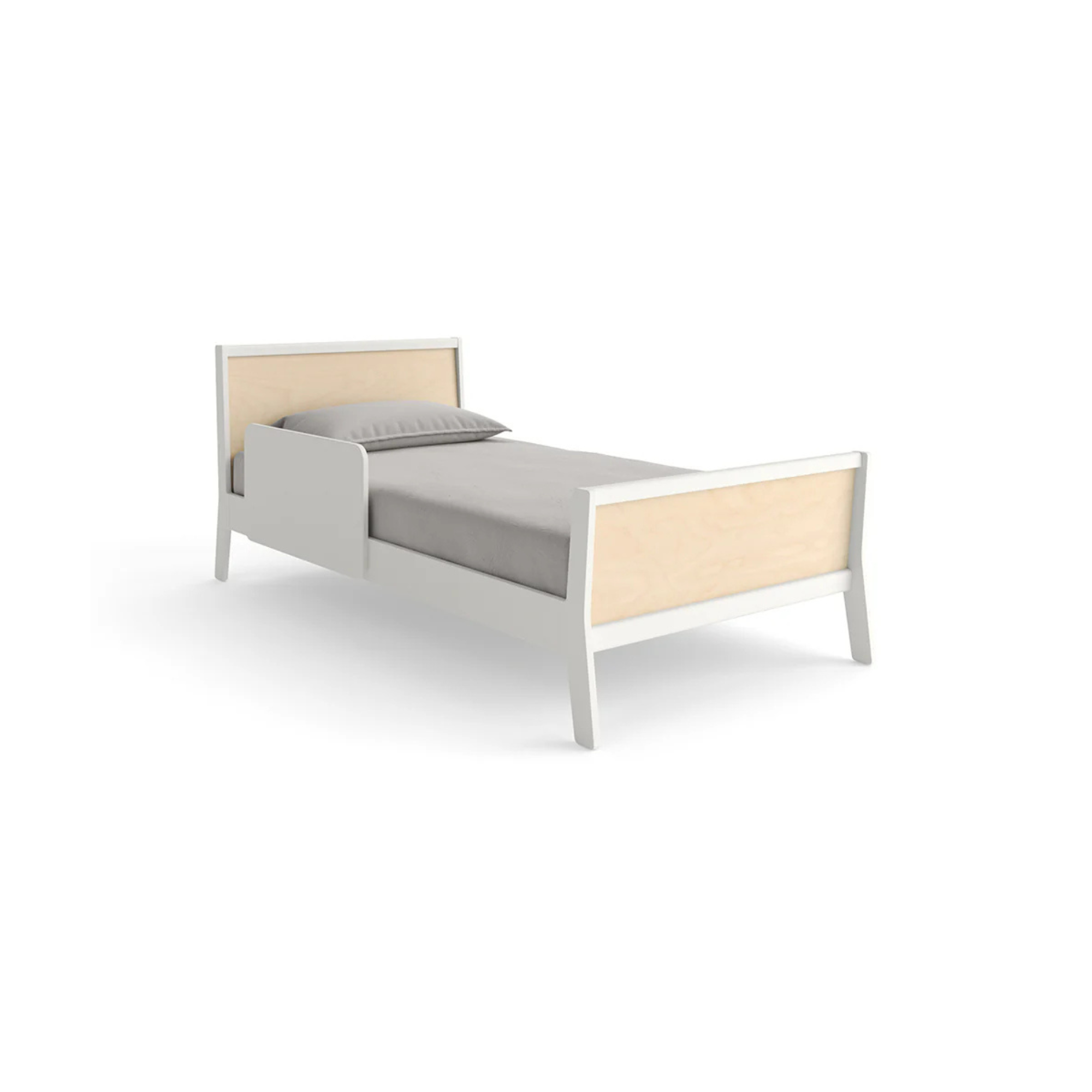 OEUF Sparrow Twin Bed - White/Birch