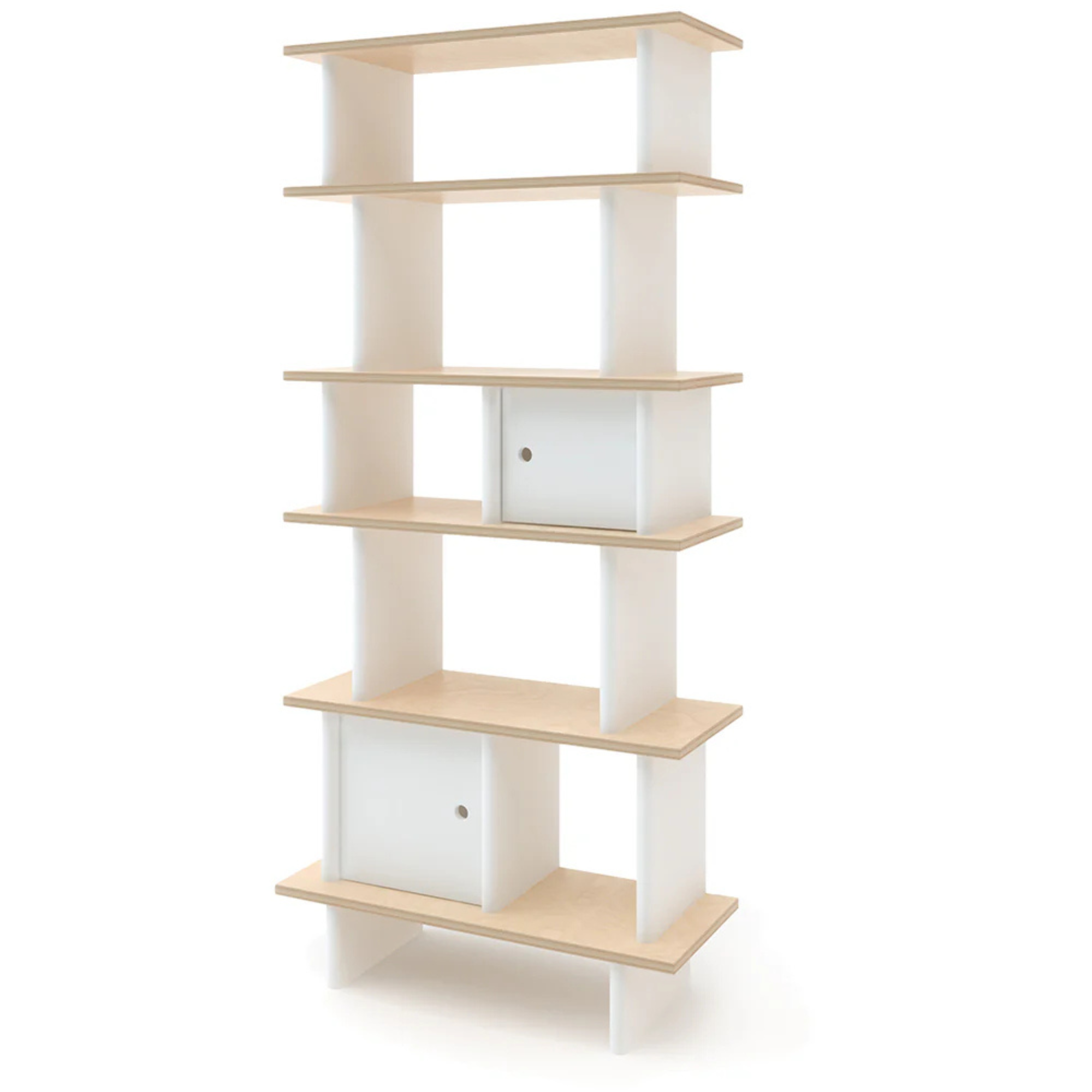 Mini-bibliothèque verticale OEUF - Bouleau