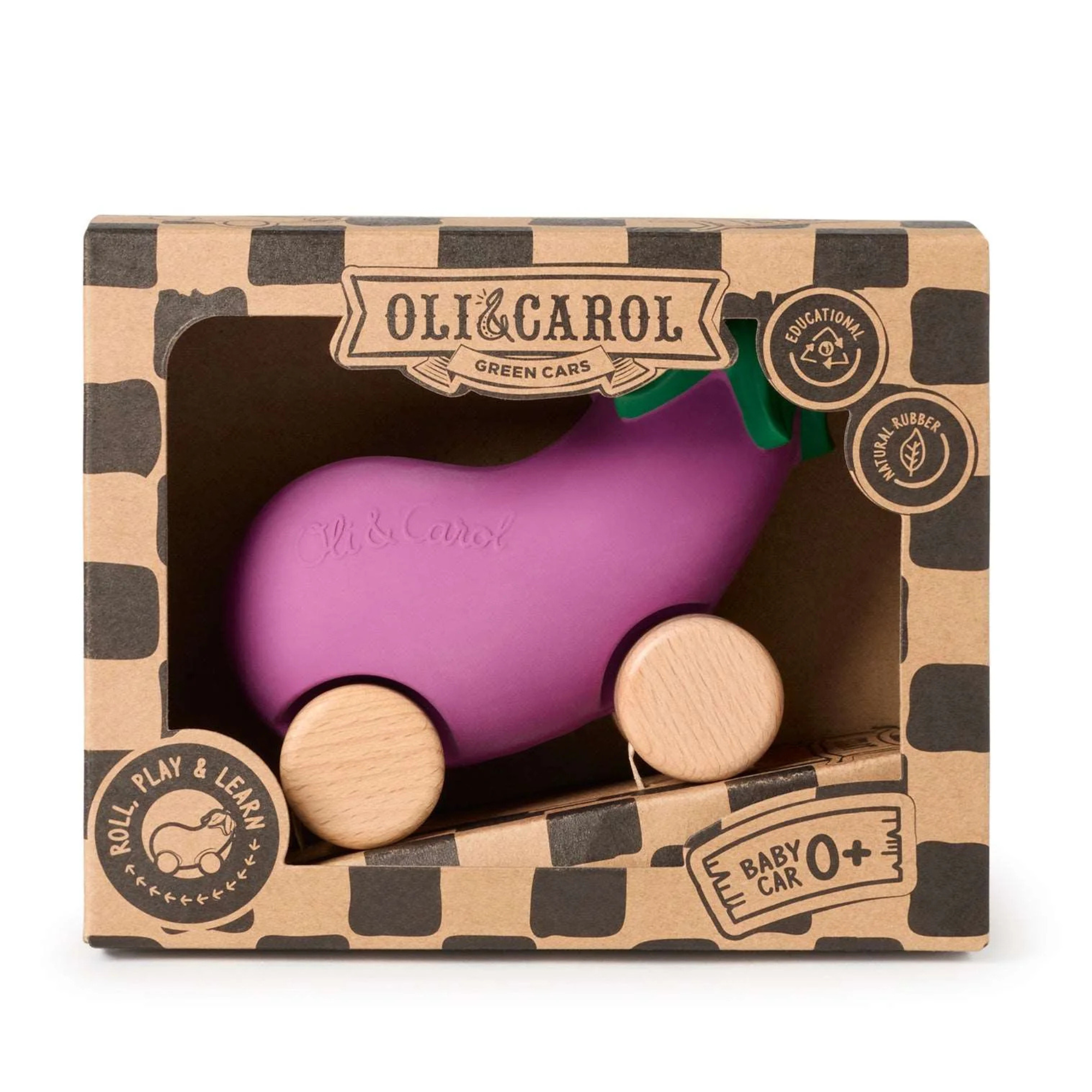 OLI & CAROL Emma the Eggplant Car