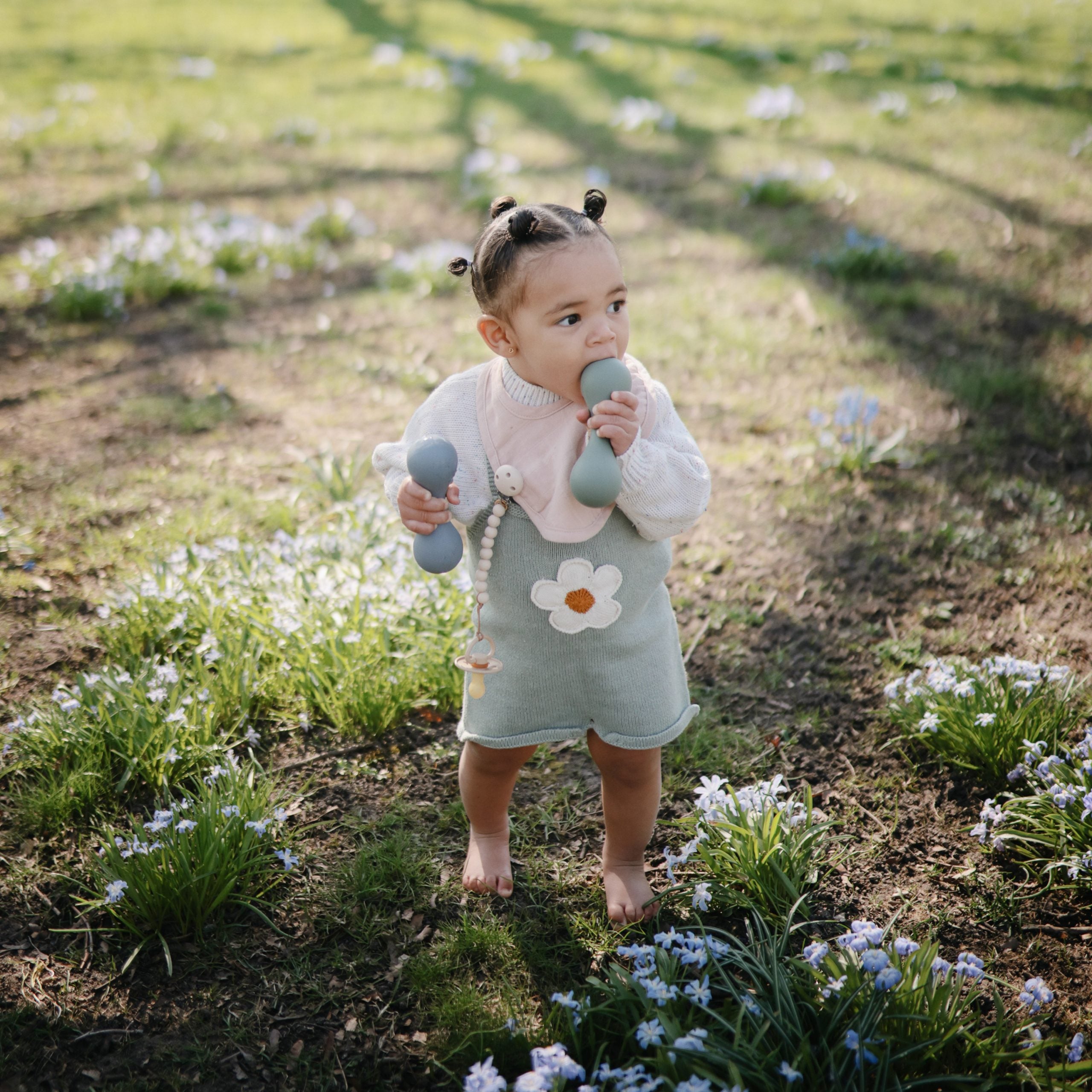 MUSHIE Silicone Rattle Toy