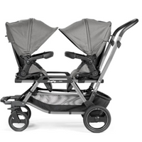 Thumbnail for PEG PEREGO Duette Piroet Double Stroller - Mercury